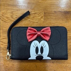 Disney Black and Red Minnie Mouse Wallet